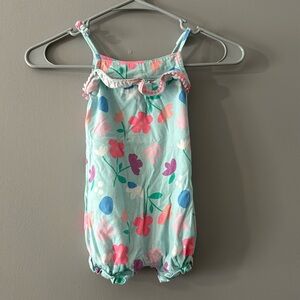 Carters Baby Girl Floral Romper